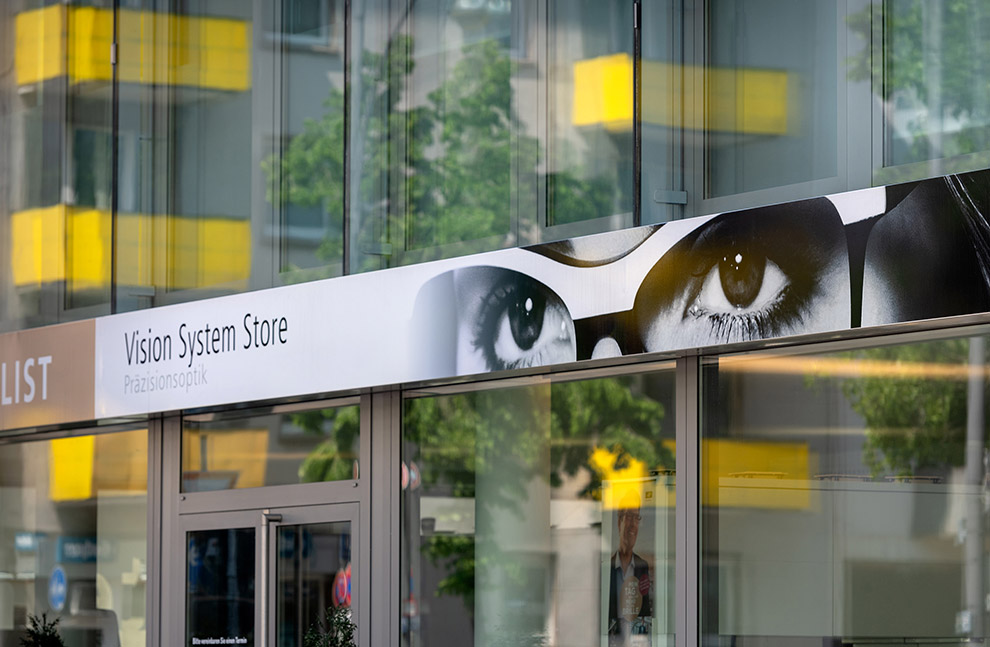Vision System Store Frankfurt Außenansicht
